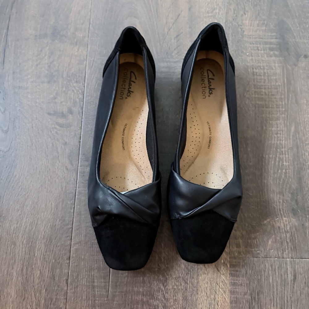 Clarks Tilmont Dalia Womens Black Leather Slip On
Loafer Flats Shoes | 8 W - Picture 6 of 12